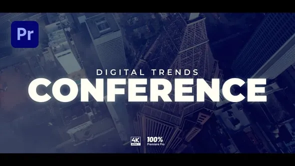 经典商务企业介绍公司推广简约标题时尚PR模板 Modern Event Promo