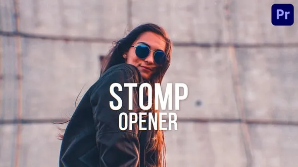 现代时尚快闪跺脚节奏感片头PR模板 Stomp Opener