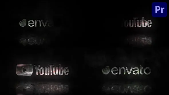 制作金属LOGO动画效果PR模板工程文件下载 Metal Logo for Premiere Pro