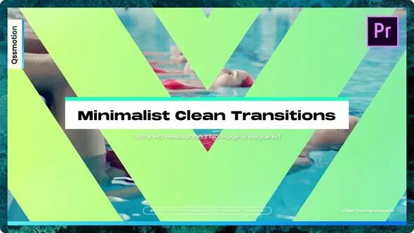 简约图形动画视频转场过渡PR模板工程文件下载 Minimalist Clean Transitions For Premiere Pro