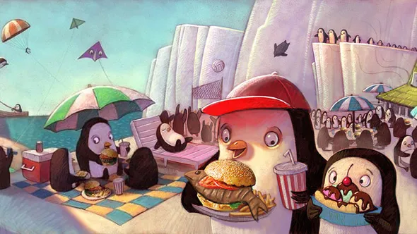 PS漫画插图数字绘画视频教程 Creative Composition