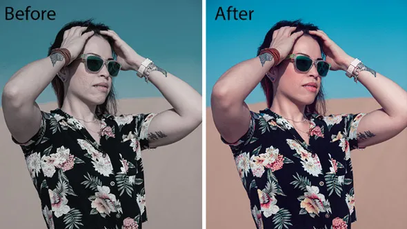 摄影棚人像摄影后期PS修饰背景合成视频教程 Portrait Photography Editing Workflow in Photoshop