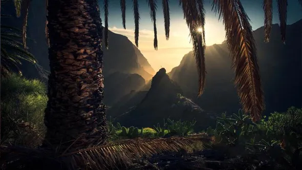 自然风景图像光线照明PS后期处理视频教程 Tenerife Canaray Islands – Max Rive Adobe Photoshop Tutoria