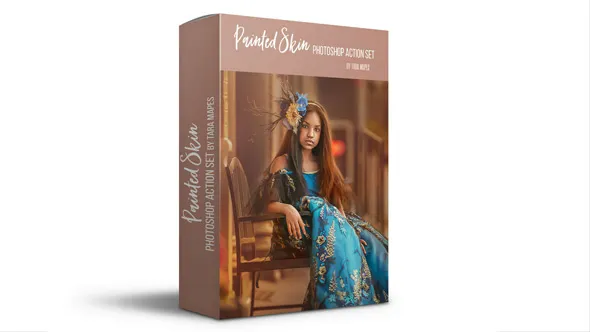 人像摄影后期PS图像修饰海报效果视频教程 Golden Hour – Painterly Photoshop Tutorial