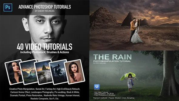 Dheny Patungka –摄影后期人像修饰调色后期合成40套教程完整收藏(附素材)