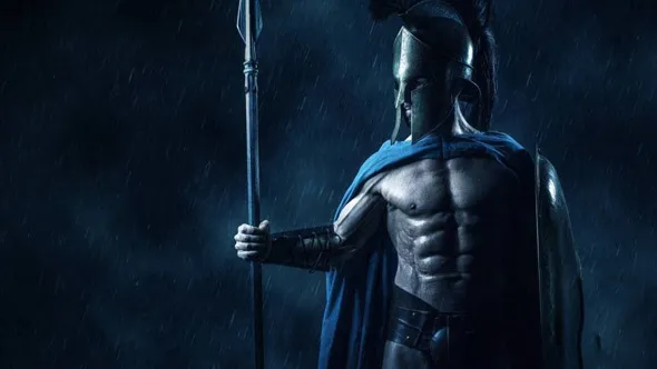 PS创建暗淡寒冷雨谷景观场景战士工作流程视频教程