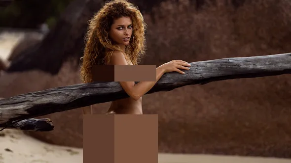 海边女性拍摄技巧及后期修饰处理工作流程视频教程