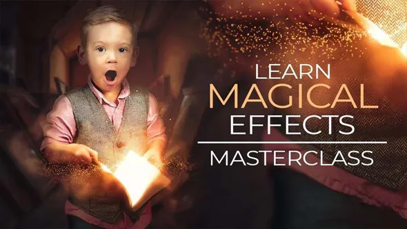 PS初学者创建神奇灯光效果素材合成工作流程视频教程