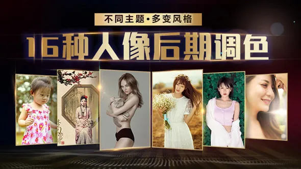 摄影后期PS人像调色技术实战训练中文教程 附课件素材