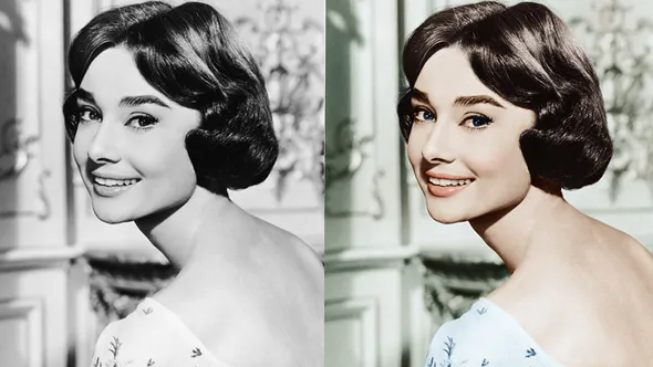 摄影后期PS人像商业精修进阶黑白照片上色中文教程