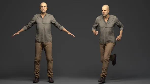 摄影测量角色扫描资产完整制作工作流程视频教程 Likesyrup - Cleaning Up Scanned Assets for Production