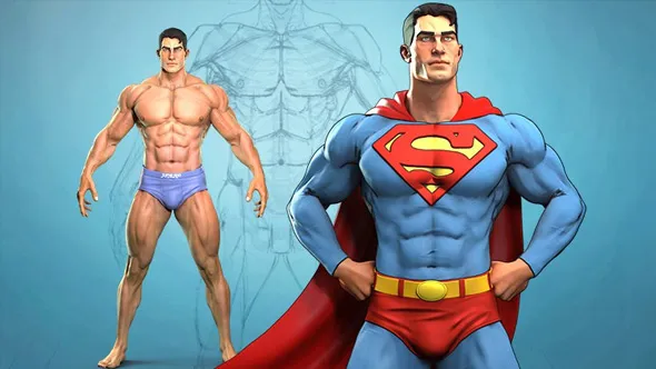 ZBrush超级英雄人体解剖学训练视频教程 中文字幕 Super Human Anatomy course