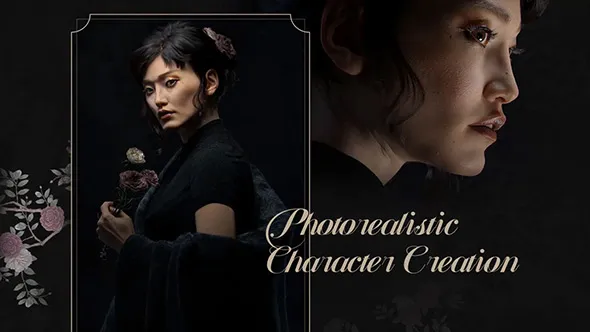 Zbrush逼真角色创建立体模型全流程视频教程 Photorealistic Character Creation