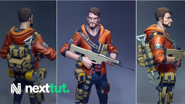 游戏角色完整创建指南训练大师级视频教程 Beginner's Guide to Stylized Character Creation for Games