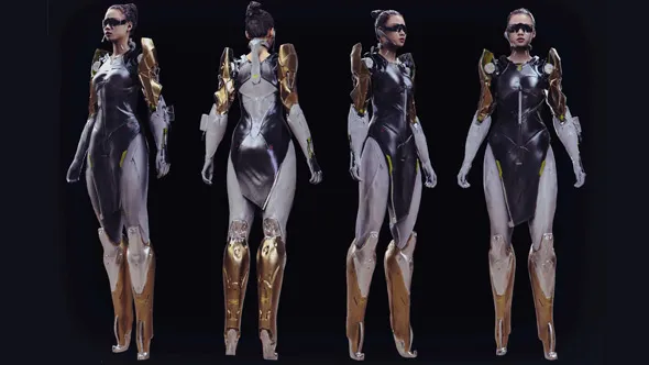 Zbrush初学者角色设计建模视频教程 Nyota Character Design Tutorial