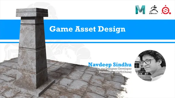 Maya与Zbursh 3D游戏资产设计艺术视频教程 Learning The ART Of 3D Game Asset Design