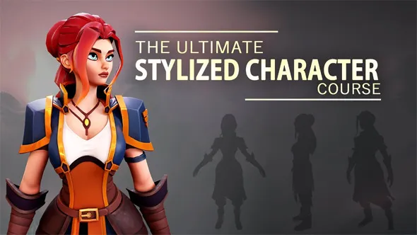 Zbrush Maya SP游戏女战士角色终极创意制作视频教程 Ultimate Stylized Character Creation Course