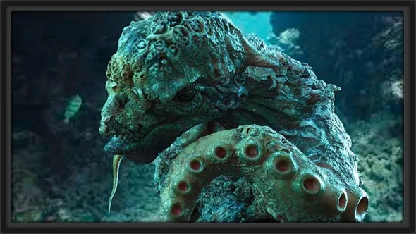 ZBrush与Keyshot恐怖鱼人半身像建模雕刻制作流程视频教程 Designing a Film-Quality Fish Bust with ZBrush and Keyshot