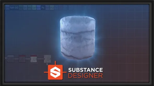 Substance Designer冬天雪景纹理制作视频教程合辑 Learn to Build Snow Shaders with Substance Designer