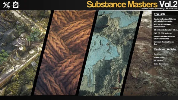 Substance Designer纹理材质制作大师班训练教程第二季 SUBSTANCE MASTERS VOL.2