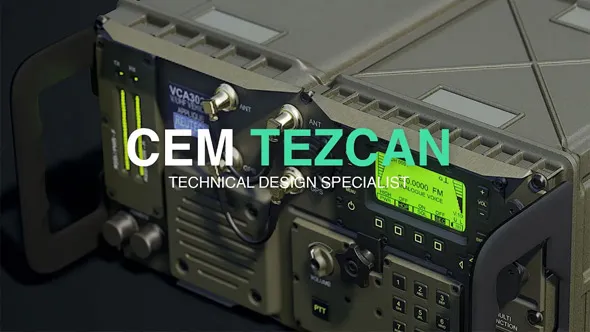 Substance Designer军事无线电贴图实例制作教程 Creating a Military Radio in Substance Designer | Cem Tezcan