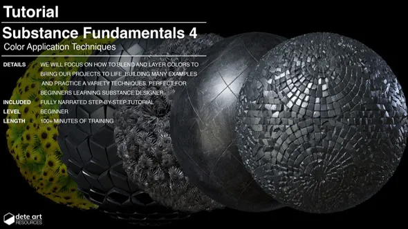 Substance Designer色彩融合应用技术训练教程 Fundamentals Part 4: Color Application
