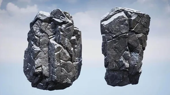 3A级游戏岩石RGB蒙版制作工作流程教程 AAA Rocks for Games – RGB Masked Workflow Tutorial