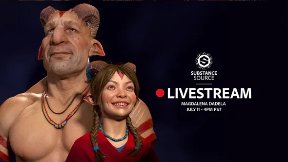 Substance制作写实3D角色模型贴图教程 中文字幕 Substance Source Collection