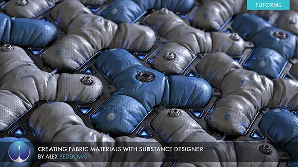 Substance Designer织物布料材质实例制作视频教程 Creating Fabric Materials in Substance Designer | Alex Beddows