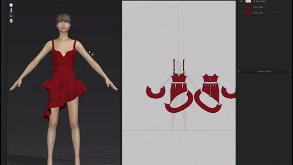 Marvelous Designer时尚服装建模雕塑视频教程