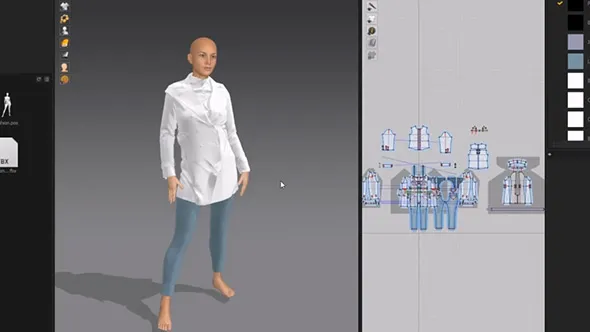 Marvelous Designer服装设计初级入门训练视频教程 中文字幕 Intro to Marvelous Designer