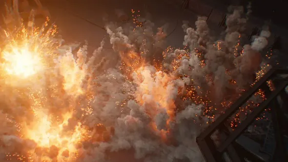 Houdini爆炸VFX特效大师级实例制作视频教程第一季 VFX Challenge - The Rebelway FX Challenge