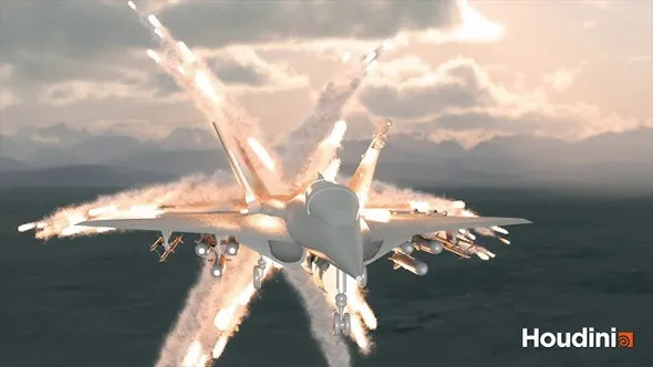 Houdini中Pyro火焰影视级特效制作视频教程 中文字幕 Mastering Pyro effects for Movies in Houdini