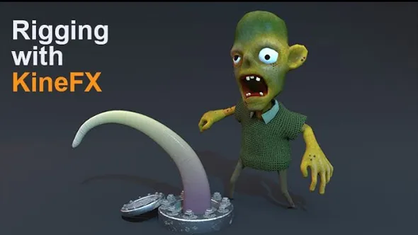 Houdini 18.5游戏角色绑定动画KineFX工作流程视频教程 中文字幕 Rigging with Houdini 18.5 - KineFX