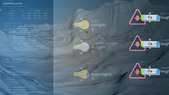 Houdini中自然地形Height Fields高度场技术视频教程第一季 Height Fields in Houdini, Part 1