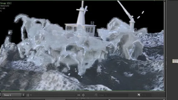 Houdini海洋CG特效镜头实例制作视频教程 Houdini Ocean Effects Taught by Nick van Zutphen