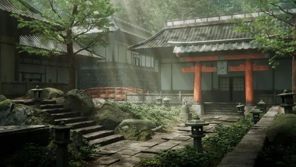 Houdini亚洲建筑环境艺术数字制作工作流程视频教程 Creating Environment Art for Digital Production