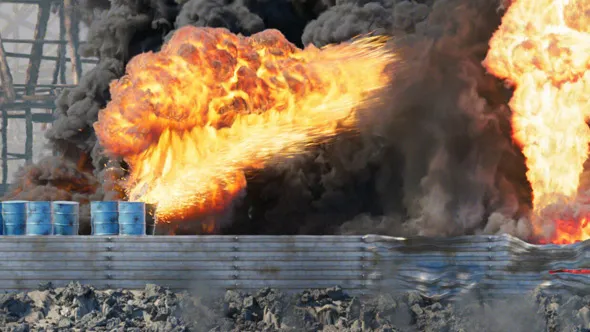 Houdini专业特效爆炸场景制作工作流程视频教程 Art Directing Explosions using Axiom in Houdini