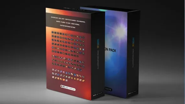 135张8K分辨率超高质量后期常用各种各样的叠加光效素材 ART ILLUMINATION PACK