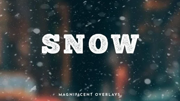 20张高清冬季雪花叠加合成背景素材 20 Magnificent Overlays: Snow