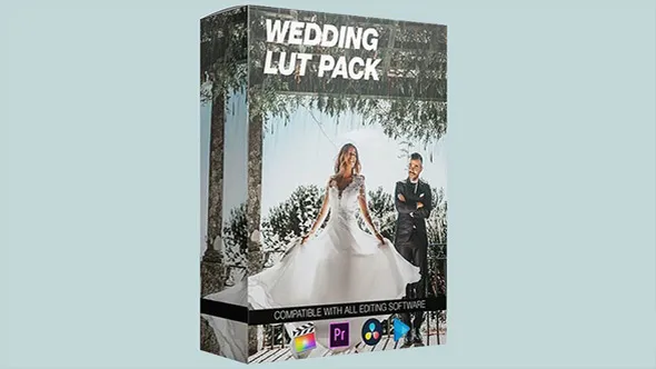 15个实用婚礼视频场景LUT调色预设包 Wedding LUT Pack – Final Cut Pro / Adobe Premiere Pro