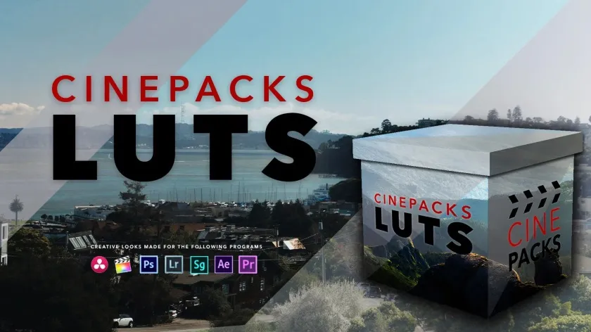 30种电影色彩LUTS调色预设 CINEPACKS LUTS