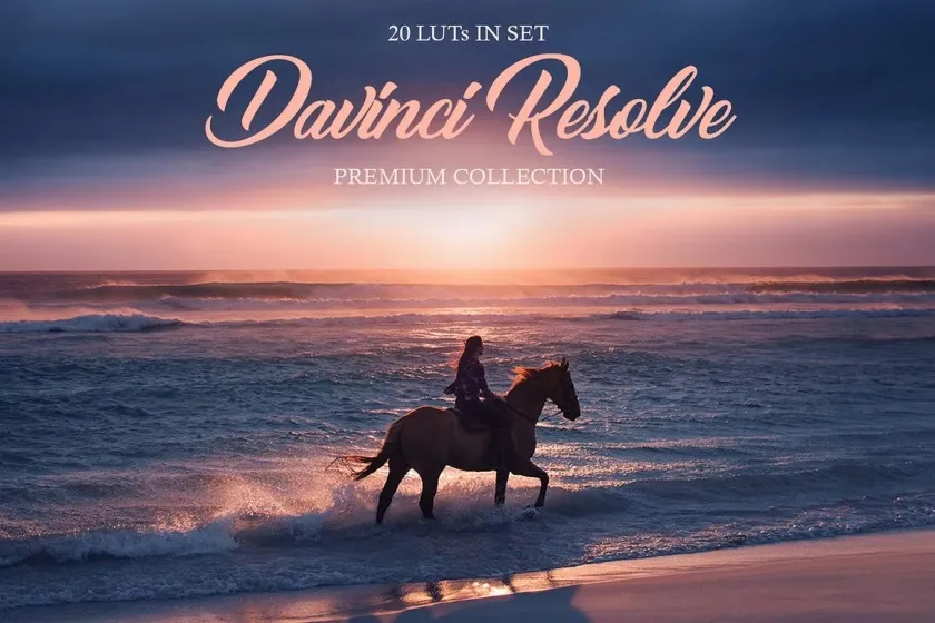 20组达芬奇LUTs调色预设 Davinci Resolve LUT