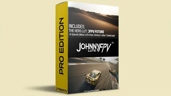专业电影级LUTS调色CUBE预设专为满足高端汽车媒体视频Vlog制作 JohnnyFPV LUTs – Pro Edition