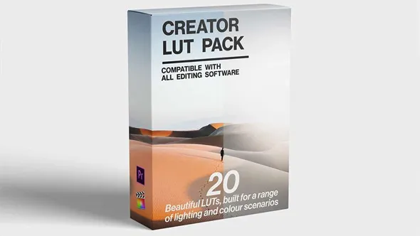 20个沙漠色调电影风格LUT预设文件.cube/.3dl格式适用多种场景调色 Creator LUT Pack
