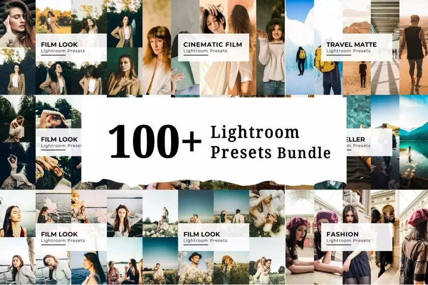 100组适用于婚礼人像旅拍电影风光Lightroom预设包 100+ Lightroom Presets Bundle
