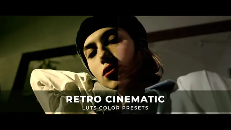 12个Luts复古电影风格色彩分级LUT预设下载 Retro Cinematic Luts