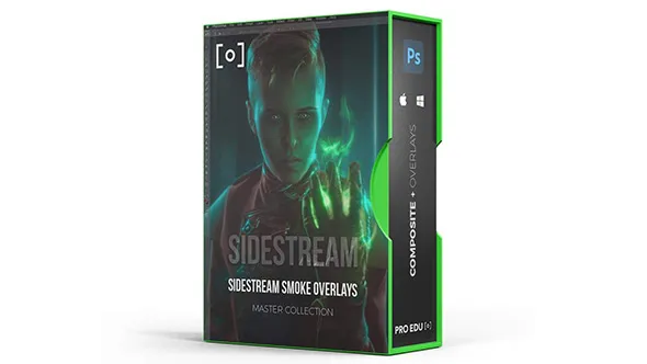 121张环境肖像摄影多角度合成烟雾创意叠加图片素材 PROEDU – Sidestream Smoke Overlays