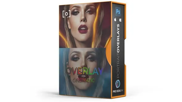 200张电影人像摄影后期调整叠加纹理合成素材卷2 PROEDU – Master Collection | 200 Cinematic Portrait Overlays