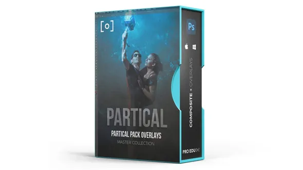 100种摄影后期修图合成独特的粒子砂砾特效叠加素材包 PROEDU – Particle Pack Overlays